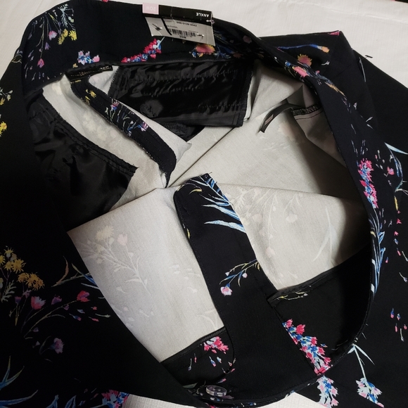 Worthington Woman Ankle Pants Black Floral Print Stretch Plus Size 20W NWT - Picture 14 of 14
